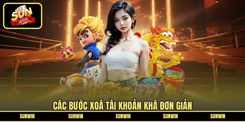 Các bước xóa tài khoản khá đơn giản 