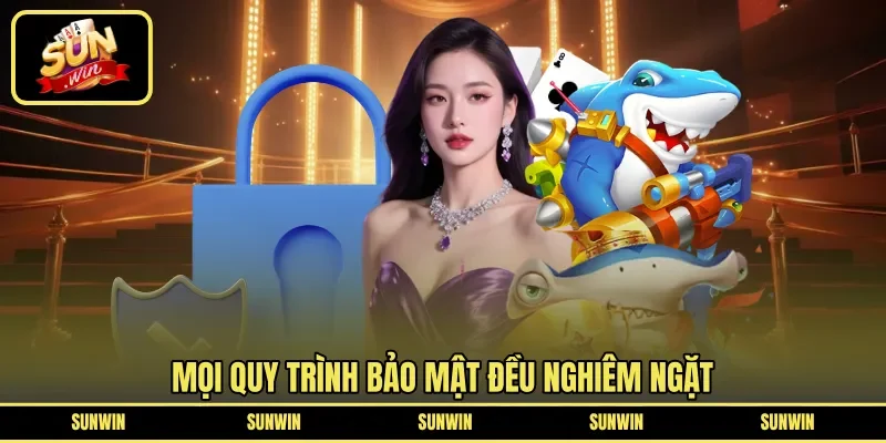 Mọi quy trình bảo mật đều nghiêm ngặt 