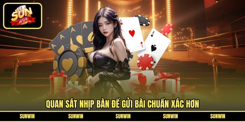 Quan sát nhịp bàn để gửi bài chuẩn xác hơn