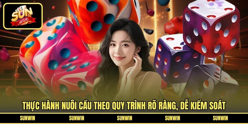Thực hành nuôi cầu theo quy trình rõ ràng, dễ kiểm soát